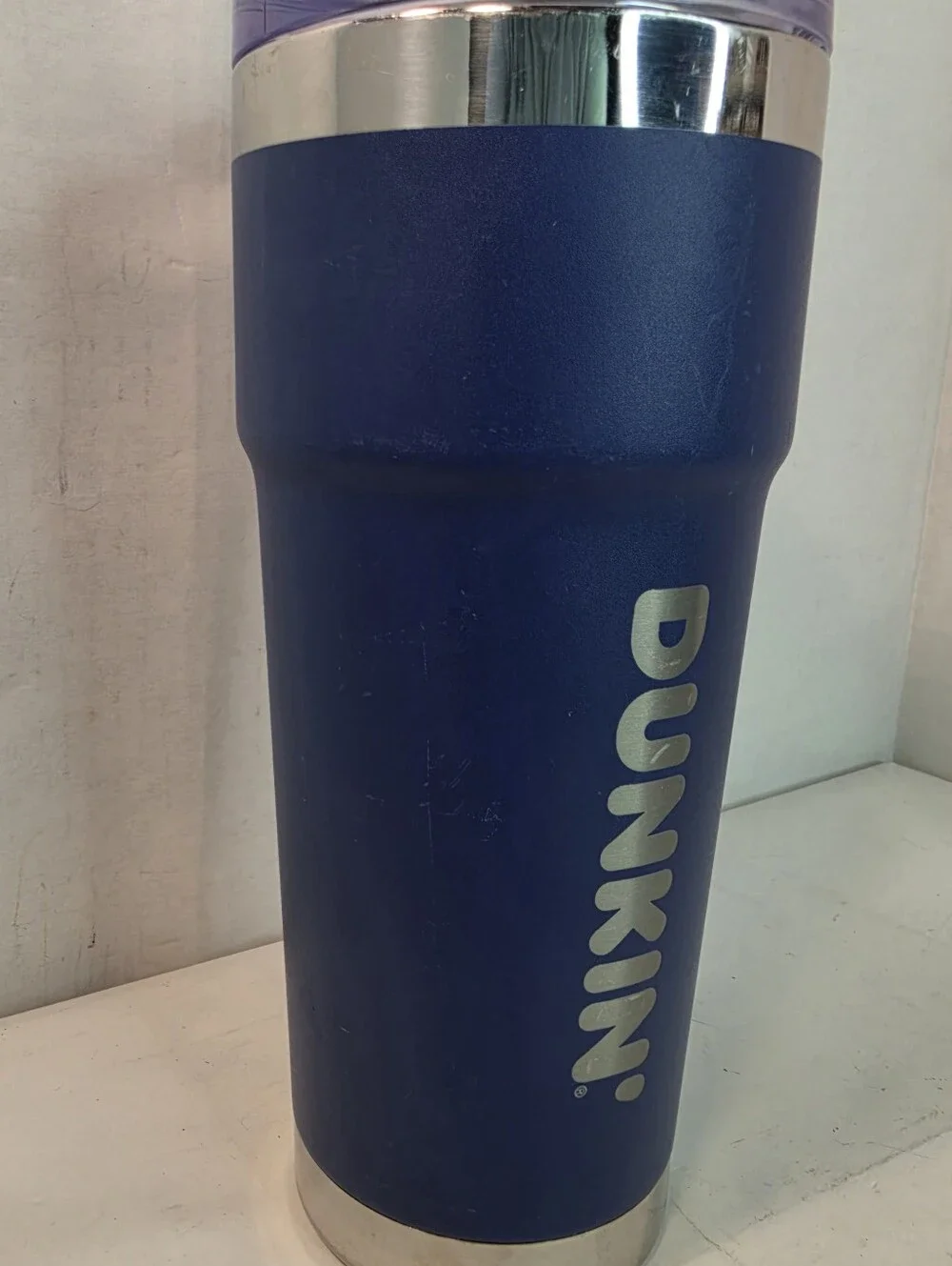 Dunkin (2022) 24oz Stainless Steel Travel Tumbler Blue.